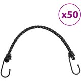 vidaXL Užad za bungee s reflektirajućim prugama i kukama 50 kom 46 cm | shoptok.hr