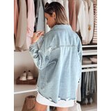 DStreet Kurtka damska jeansowa oversize TONACIO niebieska | shoptok.hr