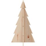vidaXL Lesena novoletna jelka za okras 80 cm trdna borovina | Shoptok.si