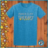  Poker majica "Poker is my therapy", plava | shoptok.hr