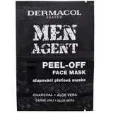 Dermacol Men Agent Peel-Off Face Mask Set maska za obraz 2 x 7,5 ml za moške