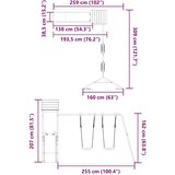 Vanjski Zunanje igralo impregnirana borovina, (20795393) | Shoptok.si