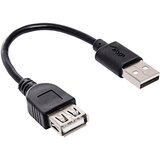 Akyga USB kabel USB-A vtič\, USB-A vtičnica 0.15 m črna AK-USB-23, (20578020) | Shoptok.si