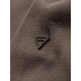 Ombre Men's sweater with a "v-neck" neckline with a shirt collar - black | shoptok.hr
