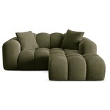 Cosmopolitan Design Zelena kutna garnitura od šenila (s desnim kutom/s ležaljkom) Treno – | shoptok.hr