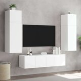 Zidni TV ormarić s LED svjetlima bijeli 60 x 35 x 41 cm | shoptok.hr