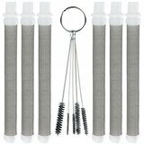 Rosfix SET FILTER PALČNI 60 MESH + ŠČETKE ZA ČIŠČENJE BRIZGALNE PIŠTOLE | 96,8 MM, Ø9 MM, 6+5 KOS, (5000073671) | Shoptok.si