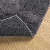  Preproga HUARTE s kratkimi vlakni pralna antracit 80x250 cm | Shoptok.si