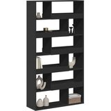 vidaXL Sobna pregrada crna 100 x 33 x 187,5 cm konstruirano drvo | shoptok.hr