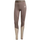 Adidas Športne hlače 'Hyperglam' čokolada / bela Cene
