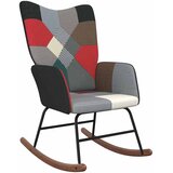  Stolica za ljuljanje s uzorkom patchworka od tkanine | shoptok.hr