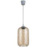 Brilagi LED luster na sajli R GLASS 1xE27/60W/230V prečnik 14 cm srebrna/dimno-braon | Eponuda.com