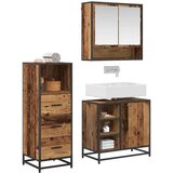 vidaXL set namještaja za kupaonicu 3 pcs staro drvo 65 x 33 x 60 cm | shoptok.hr