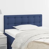 vidaXL Posteljno vzglavje modro 80x5x78/88 cm blago | Shoptok.si