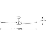 Lucci air 21615449 - Stropni ventilator CONDOR crna + daljinski upravljač | Eponuda.com