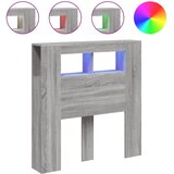  LED uzglavlje boja hrasta 100x18,5x103,5 cm konstruirano drvo | shoptok.hr