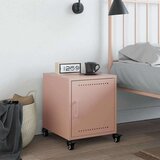 vidaXL Nočna omarica roza 36x38,5x43,5 cm jeklo, (21242832) | Shoptok.si