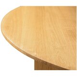 Micadoni Okrugao stolić za kavu od punog hrasta u prirodnoj boji ø 90 cm Charlotte – | shoptok.hr