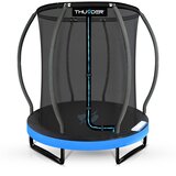 THUNDER Trampolin vrtni – 155 cm, z notranjo varnostno mrežo, lestev, komplet ® ULTRA BLUE 4.5FT, (5000151882) | Shoptok.si