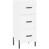 Maison Chic Komoda - Predalnik bela 34,5x34x90 cm inženirski les, (21716523) | Shoptok.si