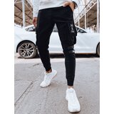 DStreet Spodnie męskie bojówki czarne | shoptok.hr