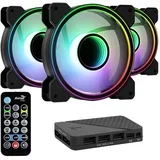 Mirage 12 ARGB Pro Computer case Cooling set 12 cm Black
