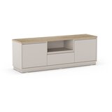 Marckeric Bež TV komoda u dekoru hrasta 161x55x40 cm Loreta – | shoptok.hr