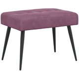  Klupa s gumbastim tkanjem Ljubičasta 60 x 40 x 45 cm Baršun | Eponuda.com