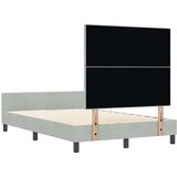  Krevet s opruga kutije Svjetlosiva 120 x 190 cm Baršun | shoptok.hr