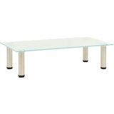vidaXL 322762 TV Stand Frosted 60x35x17 cm Tempered Glass | shoptok.hr