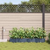  Vrtna saksija 4 pcs Sivi 160 x 40 x 22 cm Plastika | shoptok.hr