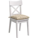  Jastučići za sjedenje 4 pcs Krema 40 x 40 x 6 cm Mikrofibra | Eponuda.com