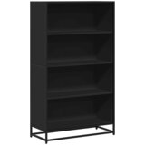 Maison Chic Knjižna omara - Knjižni regal črna 80,5x35x139 cm inženirski les, (21723350) Cene