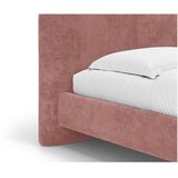 Micadoni Ružičasti tapecirani bračni krevet s podnicom 160x200 cm Vera – | shoptok.hr