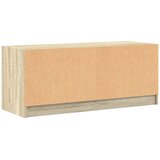 TV ormarić sa staklenim vratima boja hrasta sonome 102x37x42 cm | shoptok.hr