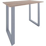 XXXL Barska Miza Xona, Barva Hrasta, Srebrna, 140x80cm Cene