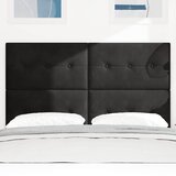  Uzglavlje Crna 160 cm Baršun | shoptok.hr