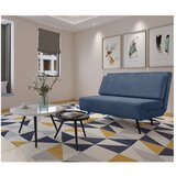 Støraa Modra raztegljiva sedežna garnitura iz rebrastega žameta 140 cm Mallory – | Shoptok.si