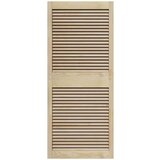 vidaXL vrata ormara 2 pcs smeđa 140.5 x 59.5 x 2.1 cm masivna borovina | shoptok.hr