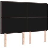  Naslon za glavu linijski dizajn tamnosmeđi 140 cm tkanina | shoptok.hr