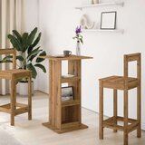 vidaXL Barski stol s prostorom boja artisian hrast 60x60x102 cm drveni | shoptok.hr