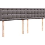 vidaXL Otomanski okvir kreveta s madracem sivi 160x200cm umjetna koža | shoptok.hr