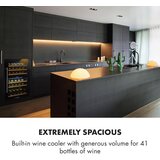 Klarstein Vinsider 35 Onyx Edition, ugradbena vinoteka, klasa energetske učinkovitosti G | shoptok.hr