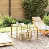  Stol 3 pcs Prirodna Impregnirana borovina | shoptok.hr