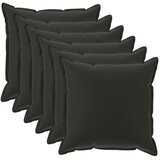  Jastuk s jastukom HOUTEN 6 kom. Crna Poliester - Crna 35 x 35 cm 6 | shoptok.hr