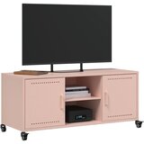 TV ormarić ružičasti 100,5 x 39 x 43,5 cm čelik | shoptok.hr
