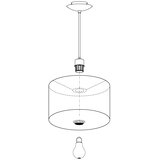 Eglo maserlo 1, e27, ø380, nikl/mat, siva | Eponuda.com