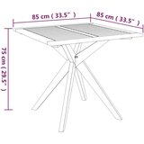  Vrtni stol 85 x 85 x 75 cm od masivnog bagremovog drva | shoptok.hr
