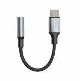 Swissten audio adapter USB-C na 3,5 mm AUX, 15 cm, tekstilni Cijene