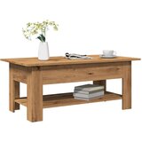 vidaXL Stolić z kavu boja hrasta artisan 102x55x42cm konstruirano drvo | shoptok.hr